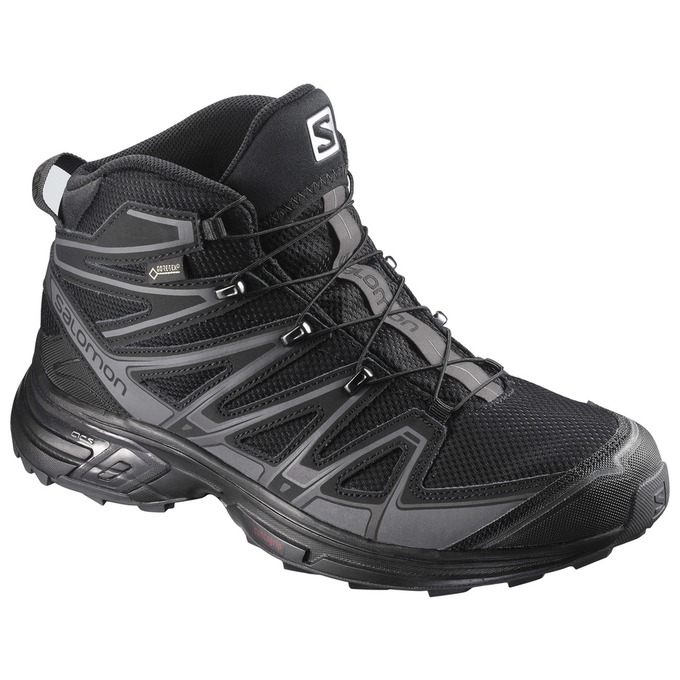 Salomon X-CHASE MID GTX® W Zapatillas Trekking Mujer - Negras - Colombia (04751-VJPL)